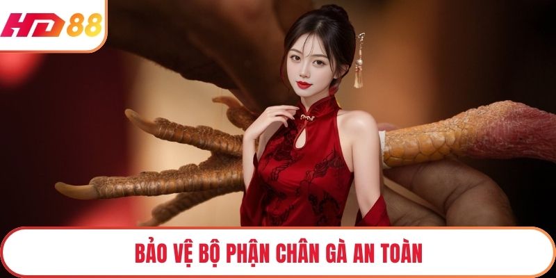 Bảo vệ bộ phận chân gà an toàn