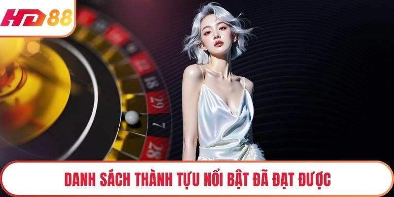 Danh sách thành tựu nổi bật đã đạt được