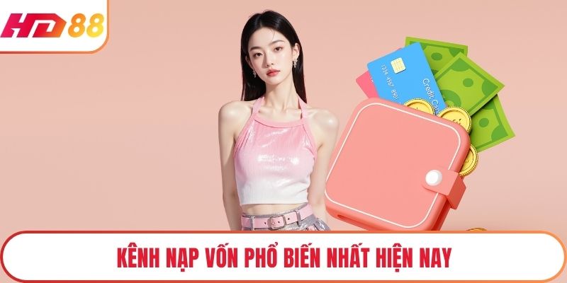 Kênh nạp vốn phổ biến nhất hiện nay